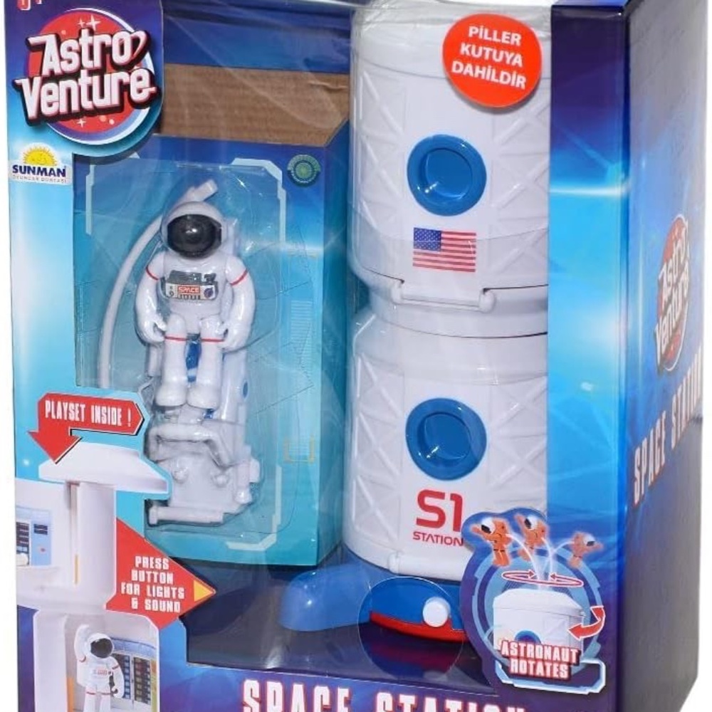 NEW IN BOX! Astro Venture Space Station with Lights & Sounds
